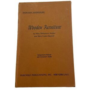 Wooden Furniture: Salesperson's Manual and Consumer's Guide Handbook 9B